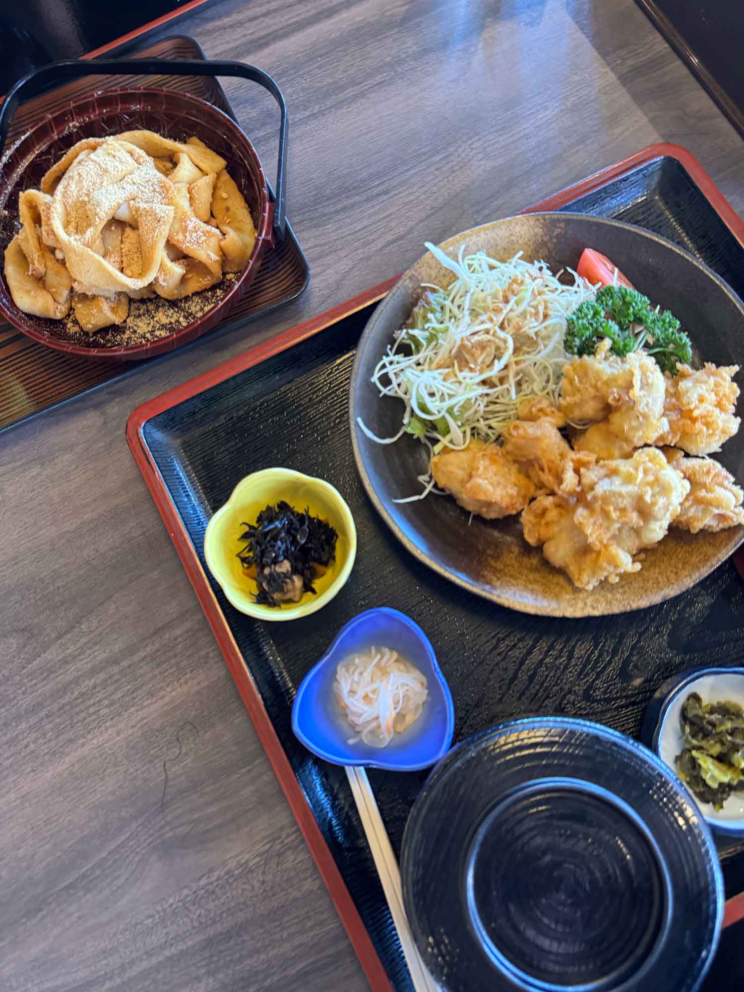 こおした旅館 定食、やせうま
