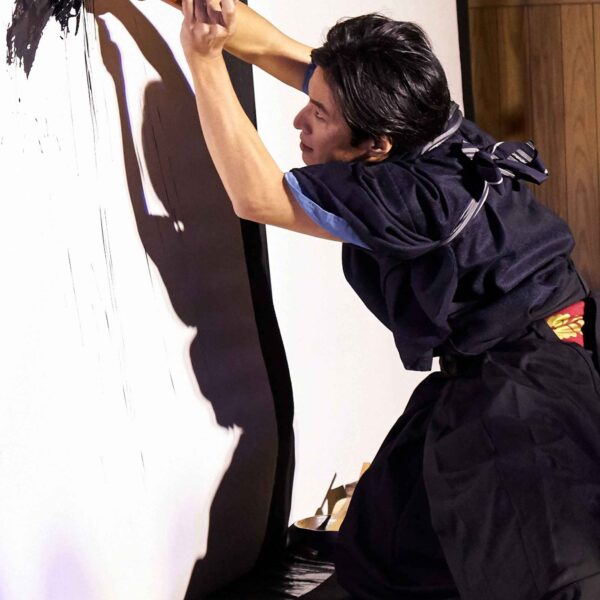 LED x 書道パフォーマンス