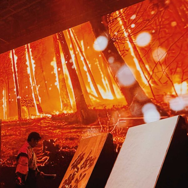 書道パフォーマンス 東京ビッグサイト PLPV