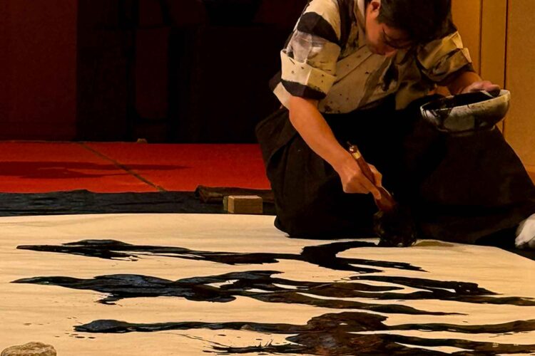 書道パフォーマンス　出張